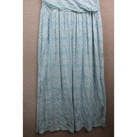 Land's End Sleeveless Maxi Dress-Medium/Petite-Cottagecore-Romantic-Flowing - Picture 2 of 11